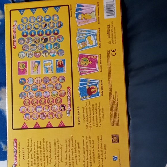 2003 The Simpsons Battle of the Sexes Boardgame NIB Sealed - Picture 2 of 3
